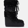 ICON BLACK FAUX-FUR BOOTS
