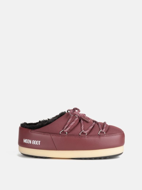 EVX BURGUNDY NYLON MULES