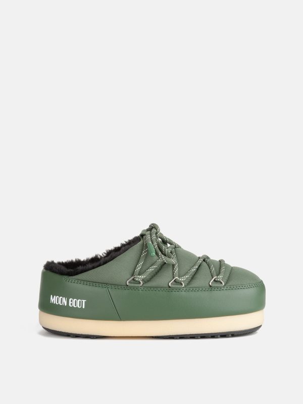 EVX GREEN NYLON MULES