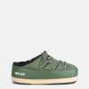 EVX GREEN NYLON MULES