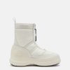 LUNA CREAM ZIP BOOTS