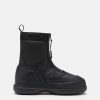 LUNA BLACK ZIP BOOTS