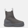 LUNA GREY SUEDE CHELSEA BOOTS