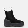 LUNA BLACK SUEDE CHELSEA BOOTS