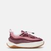 MOON247 XLACE BURGUNDY & PINK SNEAKERS