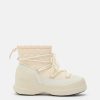 MEZZALUNA MID CREAM QUILTED BOOTS