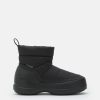 MEZZALUNA PUFFY BLACK BOOTS