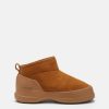 MEZZALUNA BROWN SUEDE LOW BOOTS