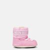 CRIB PINK NYLON BOOTS
