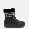 JUNIOR PARK STRAP BLACK BOOTS