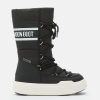 JUNIOR PARK BLACK TUBE LACE BOOTS